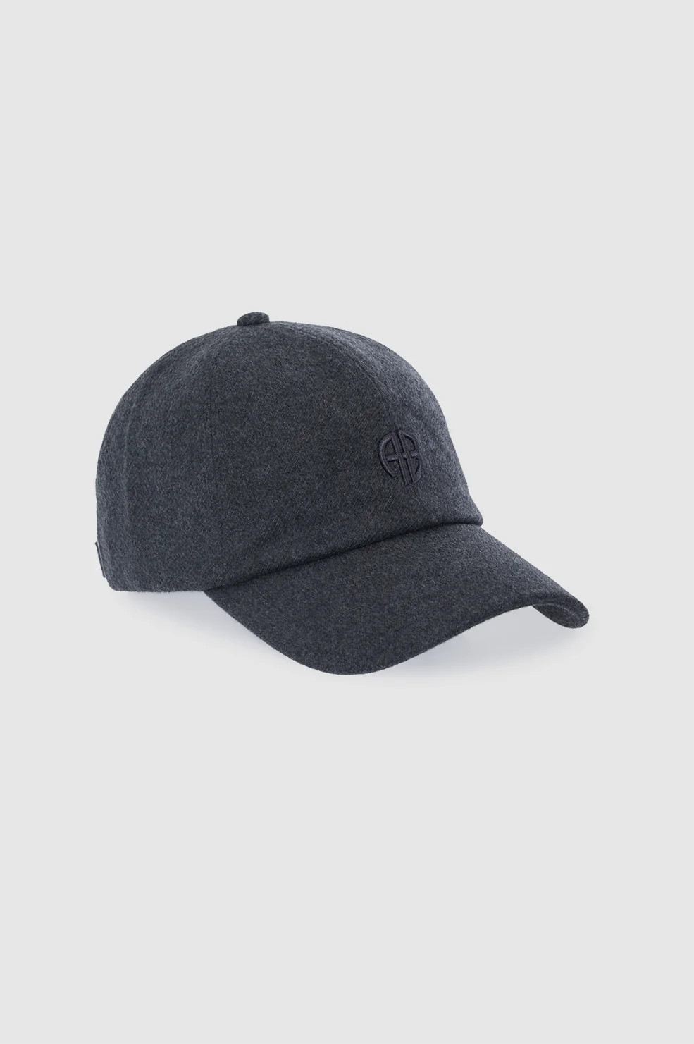 Jeremy Baseball Cap Wool - Grey Wool | Anine Bing