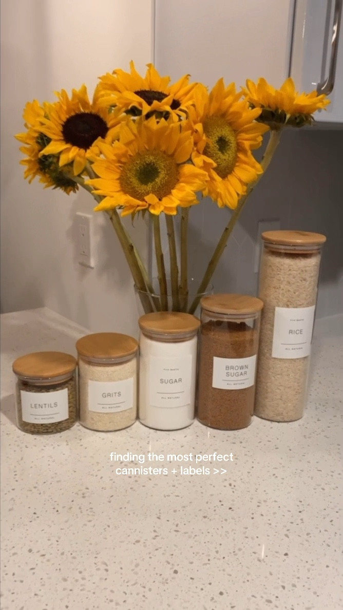 these airtight containers are perfect for keeping food fresh in my kitchen pantry! 

#LTKHome #LTKFamily #LTKFindsUnder50