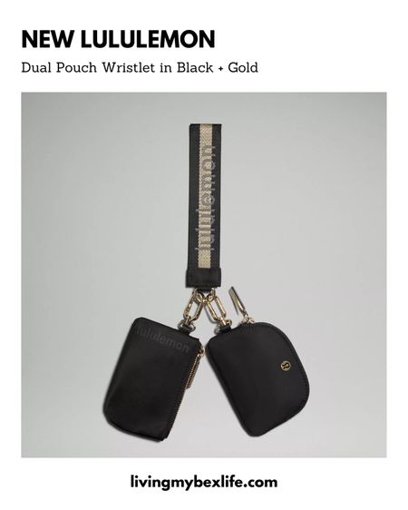 New lululemon Dual Pouch Wristlet in black and gold 🖤⭐️ holiday gift, gift guide, stocking stuffer, lululemon bag, lululemon belt bag #ltkitbag

#LTKHoliday #LTKGiftGuide #LTKfindsunder50
