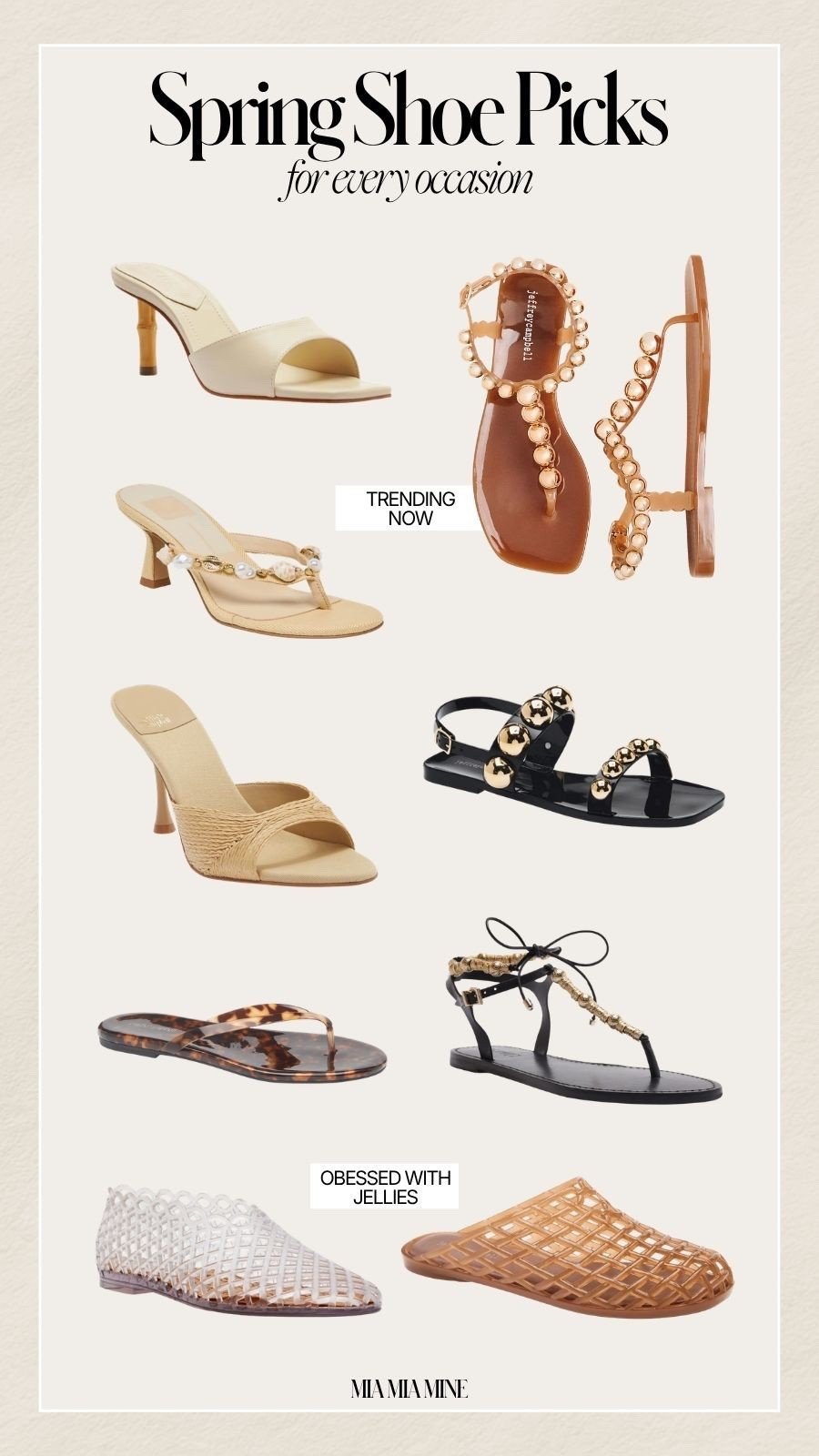 Chic spring shoe picks- shop sandals, jelly flats and thong sandals under $100

#LTKmomlife #LTKSeasonal #LTKOver40