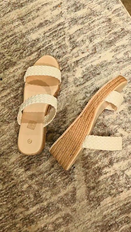 Dress up or down Woven Strap, Slip-On Platform Summer Sandal.  #summersandal #platformsandals #vacationsandals #wedgeheels #wedgesandals 

#LTKFestival #LTKshoecrush #LTKover40