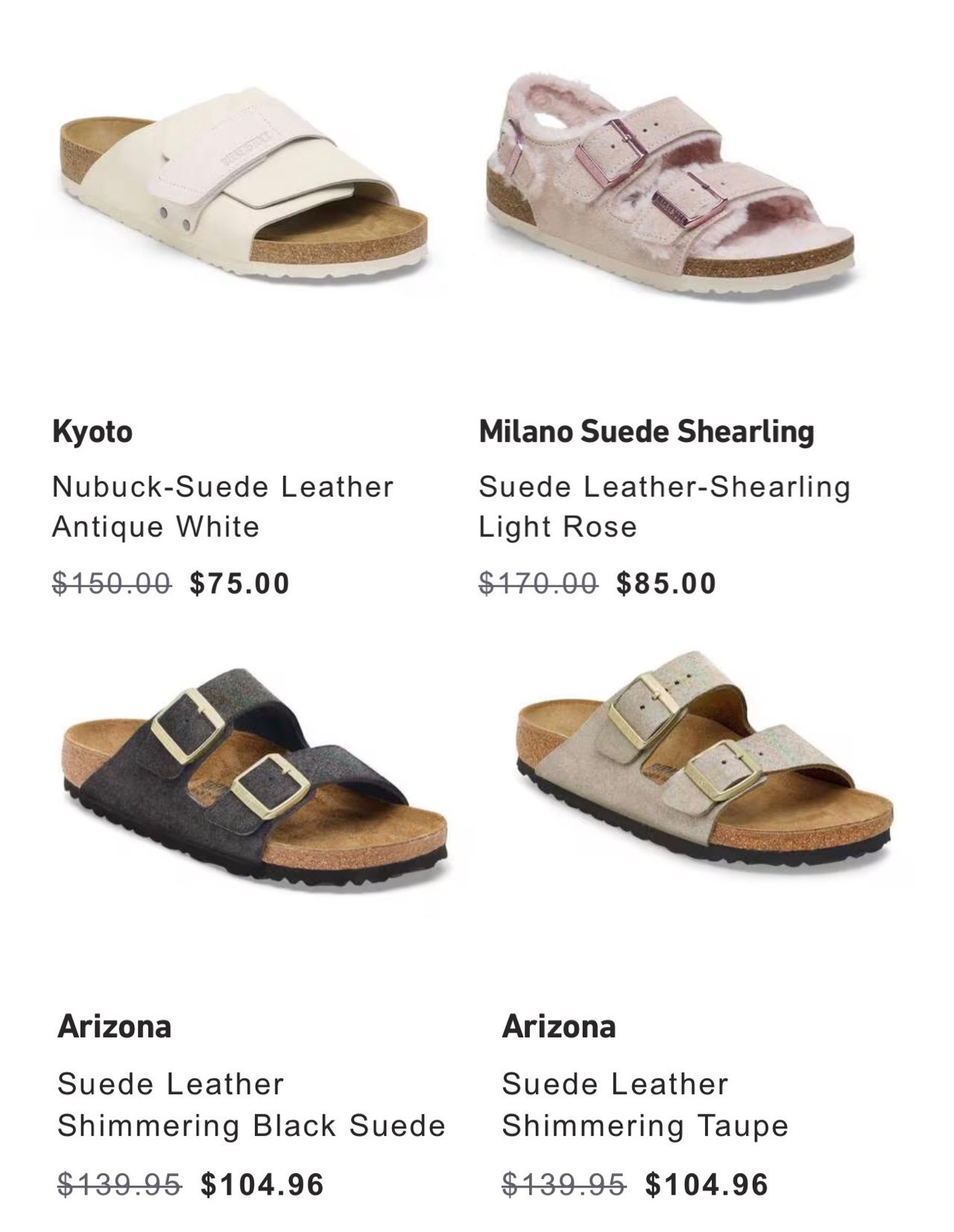 Birkenstock sale for limited time off!! #sandals #shoes #giftsformen #giftsforwomen #flipflops #summer #winter 

#LTKGiftGuide #LTKTravel #LTKSaleAlert