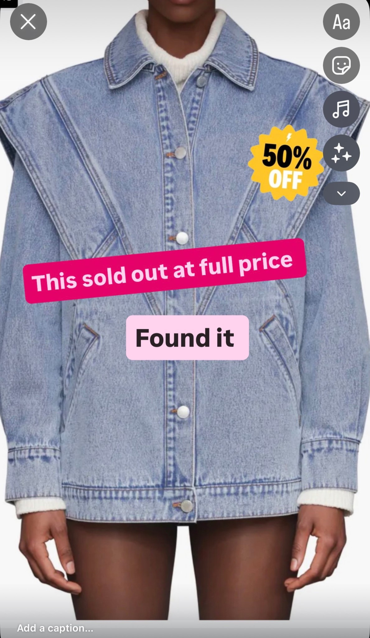 Avec les Gilles denim jacket sale 

#LTKootd #LTKSeasonal #LTKSaleAlert