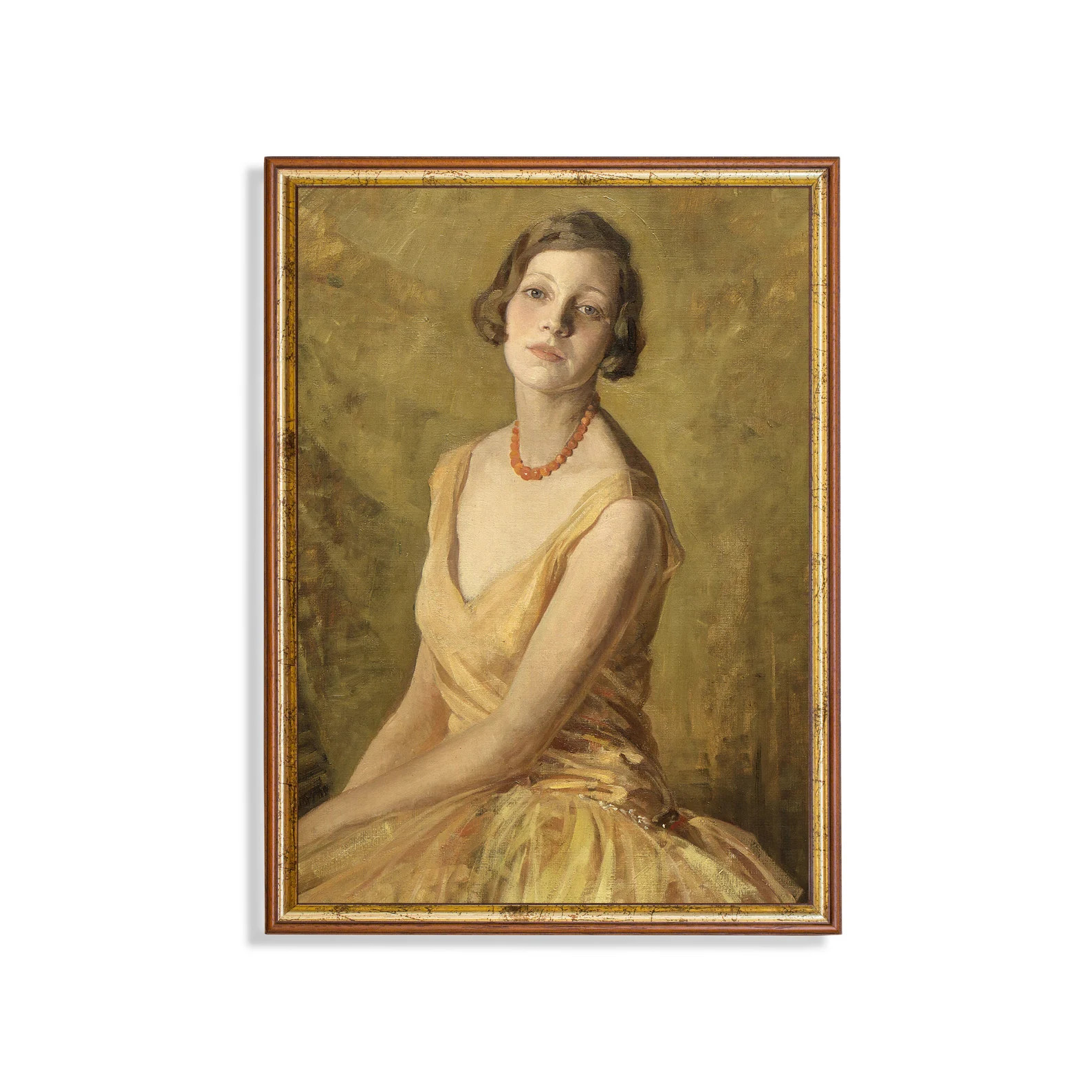 Vintage Portrait Painting  Antique Woman Portrait  Victorian - Etsy | Etsy (US)