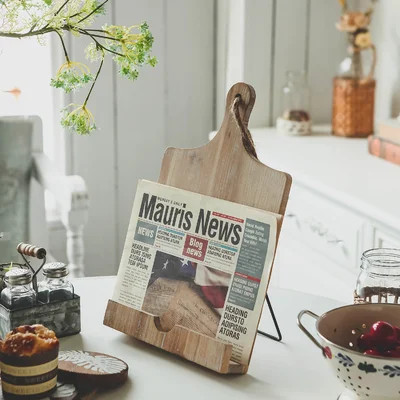 13.98'' H Solid Wood Book Stand | Wayfair North America