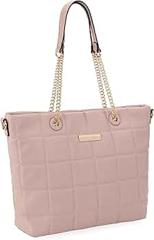 Montana West Tote Bag for Women Quilted Chain Handbags Elegant Purse with Adjustable Strap | Amazon (US)