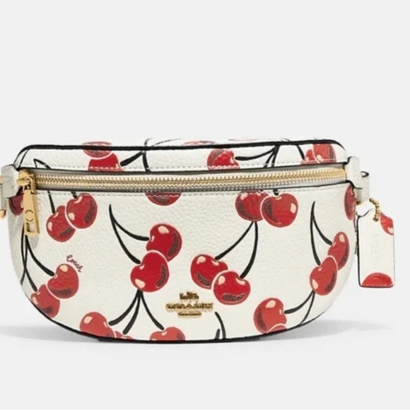 NWT Coach Cherry Print Bethany Belt Bag | Poshmark