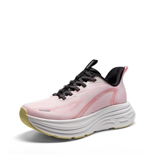 ALLSWIFIT Women's Slip On Walking Shoes Hands-Free Cushion Running Tennis Shoes Non-Slip Comfortable Workout Gym Sports Athletic Fashion Sneakers ActiveBreeze2.0,Size 9.5,Pink,SARS26001W | Amazon (US)