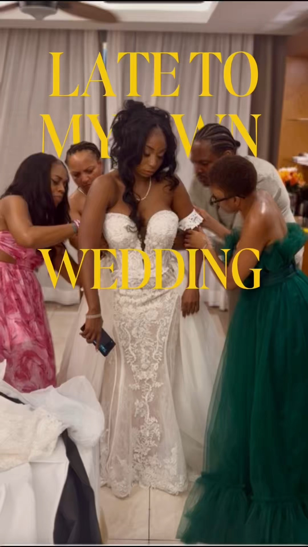 I was literally late to my own wedding because of dress delays 😭
We had to tape me up FOUR times and we were running on time until that moment.
Everybody was trying to help & I love them for that… but I was OVER it because I knew I was losing daylight 😭😂
It all worked out though....but what is my lifeee. 

#LTKWedding #LTKgrwm #LTKootd