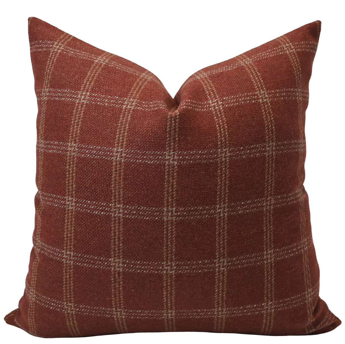 Ruby Plaid Pillow Cover | Hackner Home (US)