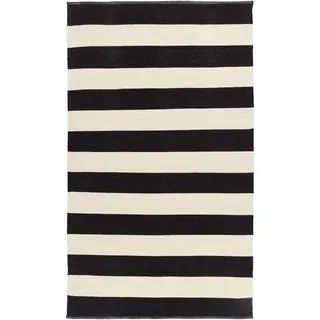 Jonas Hand Woven Casual Stripe Indoor/Outdoor Area Rug | Bed Bath & Beyond