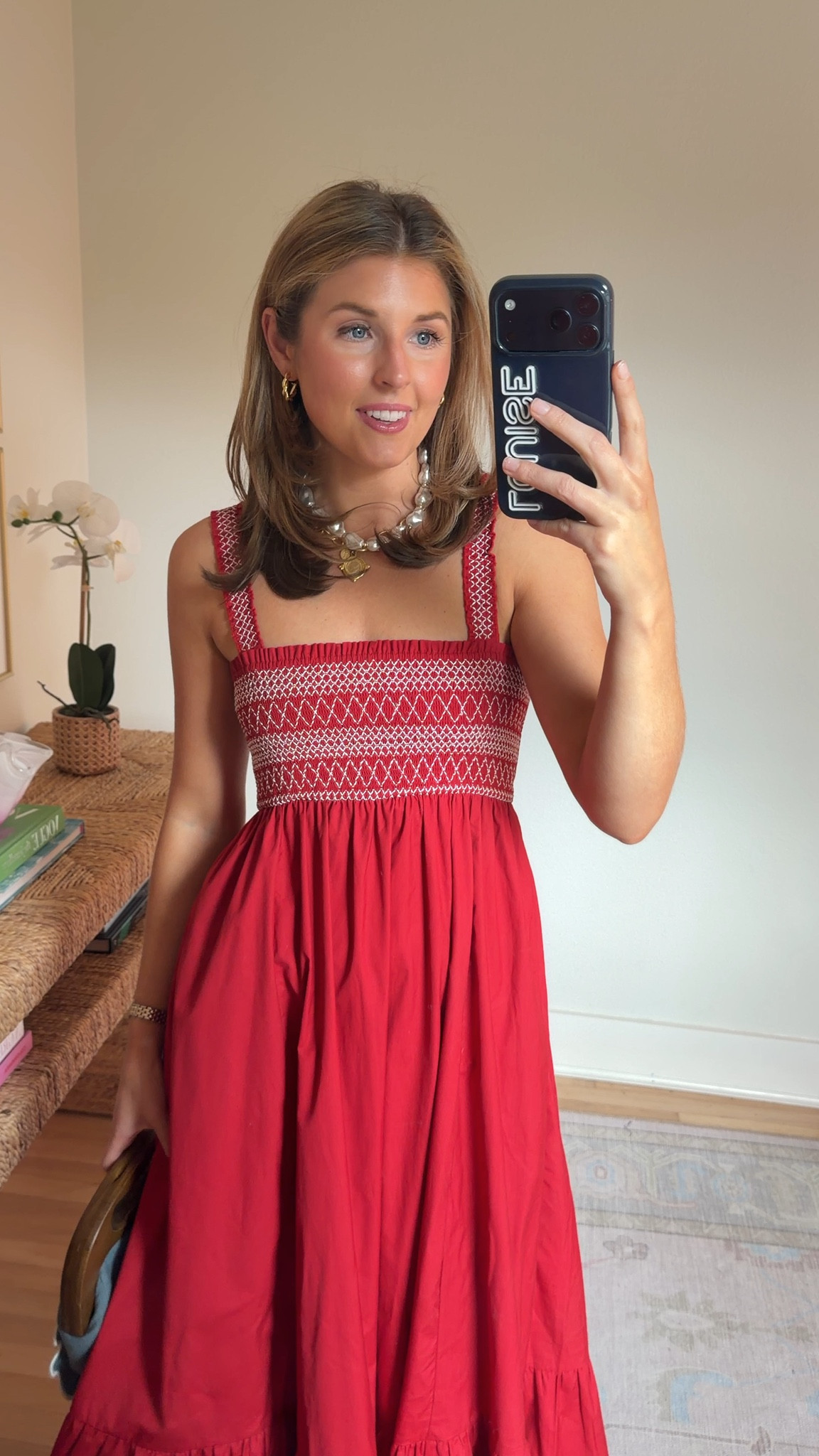 Summertime + 4th of July outfit idea! Wearing a S