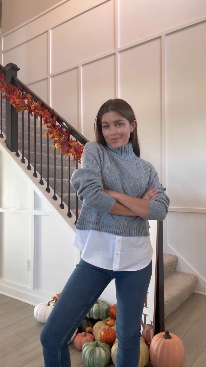 Easy fall outfit ideas // sweaters // turtleneck // dark wash denim // booties // fall outfit 

#LTKstyletip #LTKfindsunder100 #LTKSeasonal