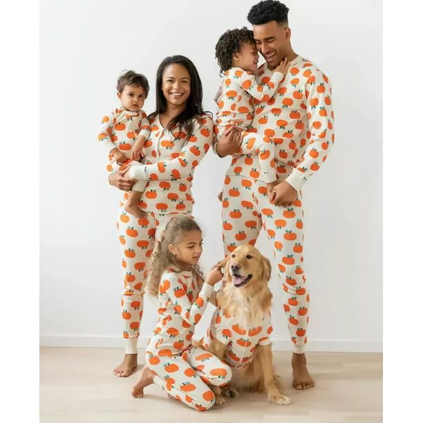 Halloween Family Matching Pajamas Set Pumpkin Long-Sleeves Halloween Loungewear Set - Walmart.com | Walmart (US)