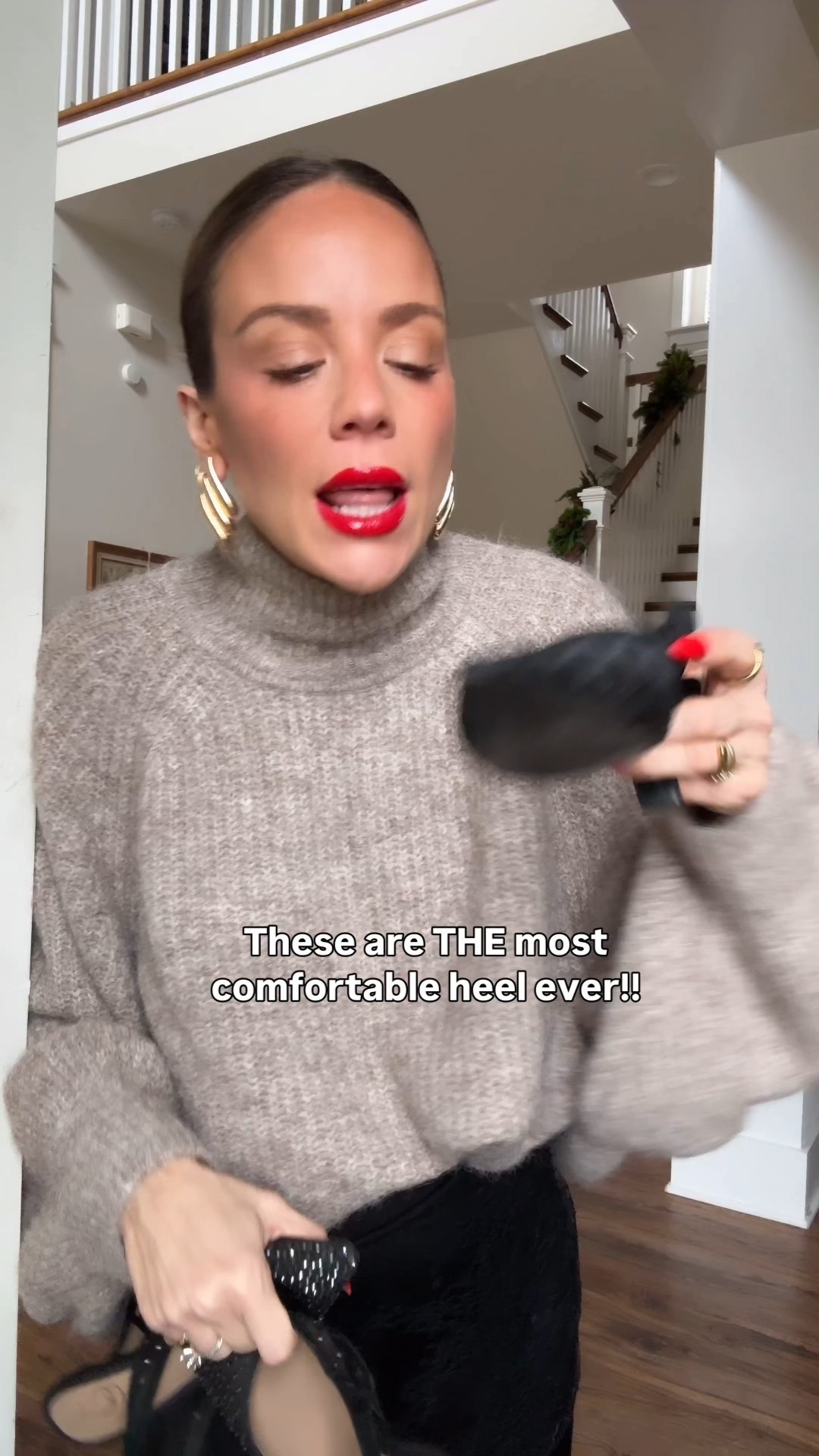 Most comfy heel perfect for date night & the holiday season. A slingback that actually stays on your feet too!! Fit tts! My zara sweater was restocked too!

#LTKSaleAlert #LTKHoliday #LTKCyberWeek