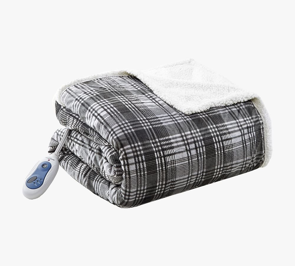 Woolrich Heated Oversized Mink-to-Berber Throw Blanket | Pottery Barn (US)