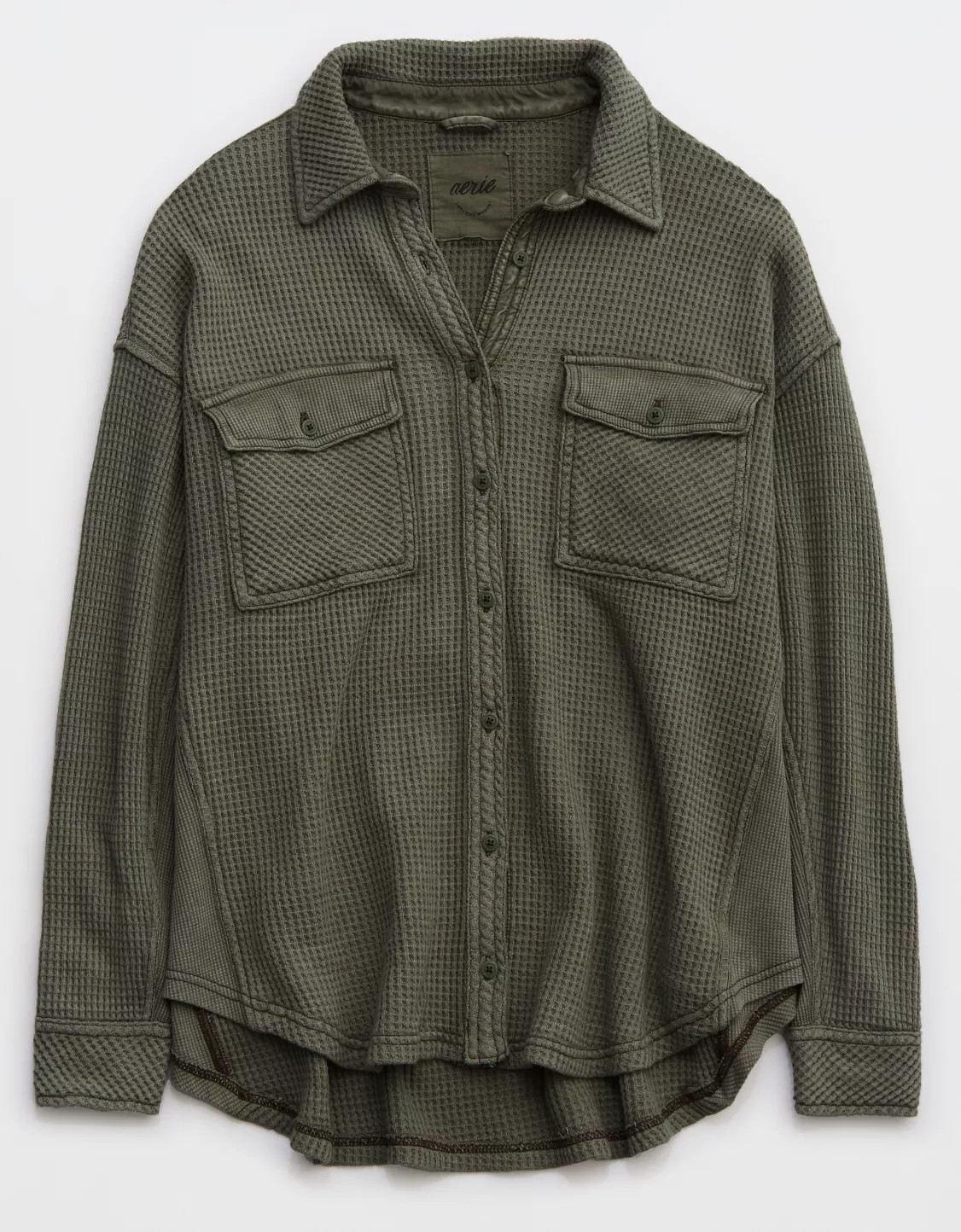 Aerie LumberJane Waffle Shirt | Aerie
