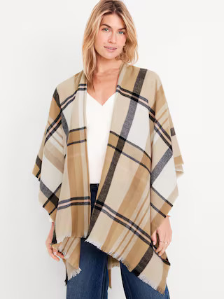 Flannel Poncho | Old Navy (US)