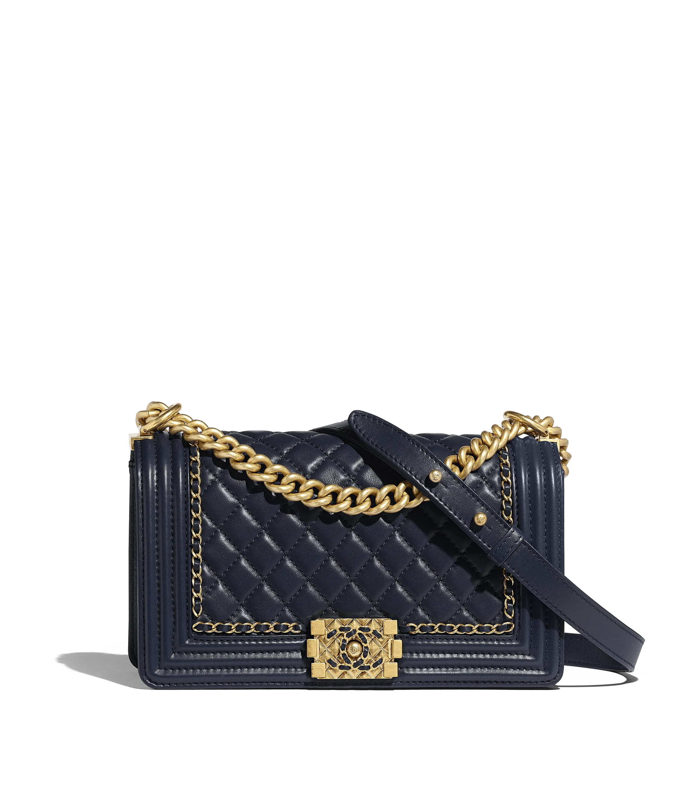 BOY CHANEL Handbag, calfskin & ruthenium-finish metal, black - CHANEL | Chanel, Inc. (US)