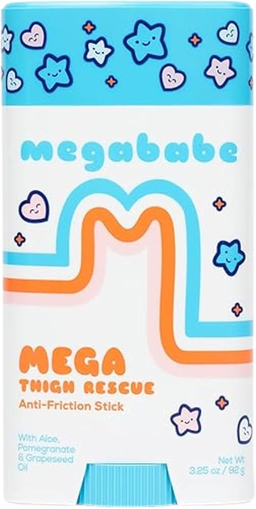 Megababe Mega Thigh Rescue | Jumbo Size Anti-Chafe Stick | Prevents Skin Chafe & Irritation | Thi... | Amazon (US)