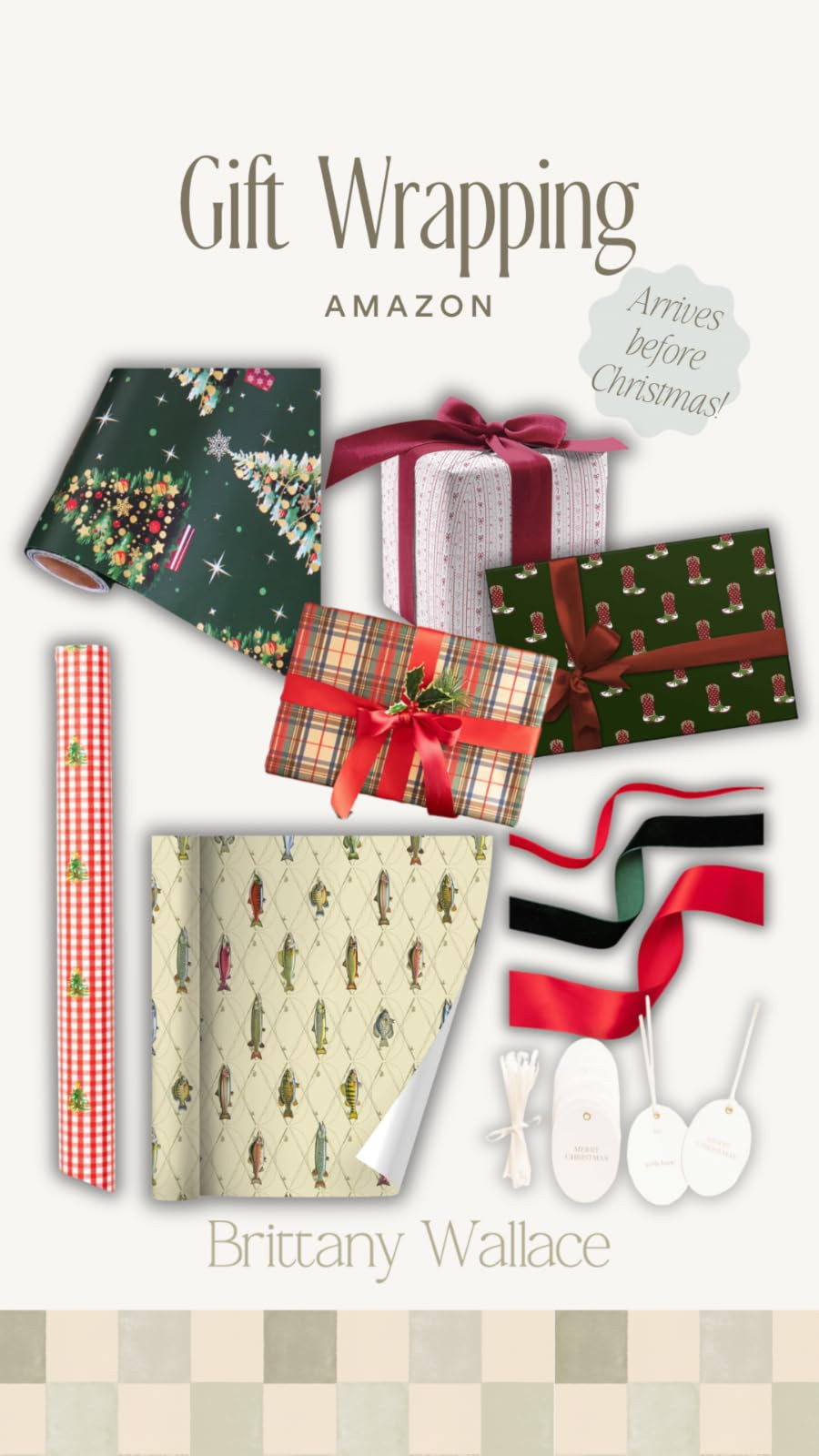 CHRISTMAS DECOR + GIFT WRAPPING | Amazon (US)
