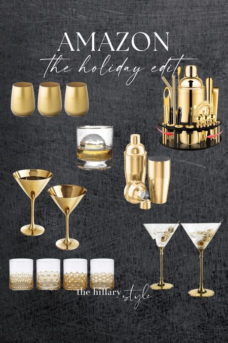 Amazon Barware to get ready for the holidays and New Years!

#LTKstyletip #LTKSeasonal #LTKHoliday