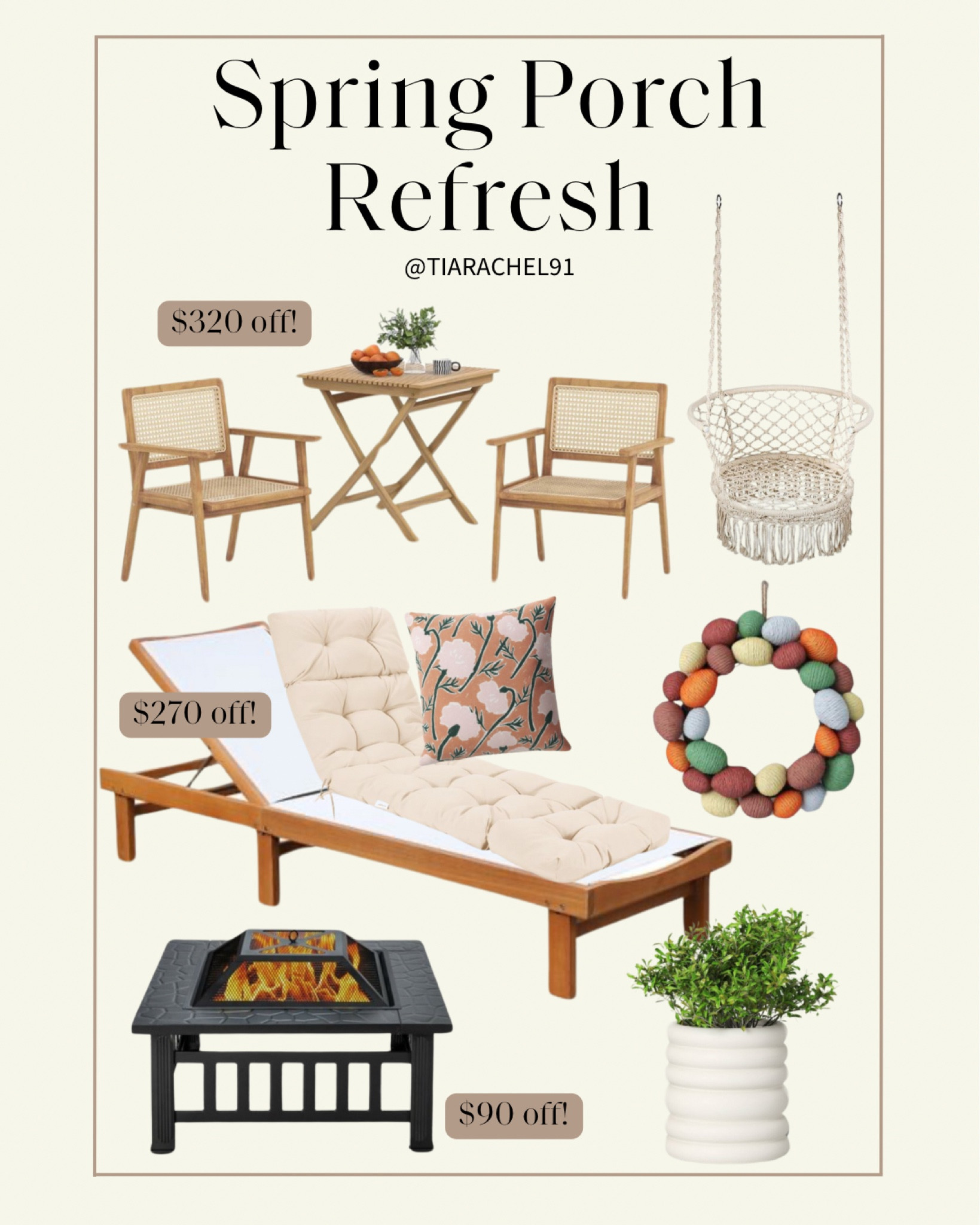 Spring porch finds! Some of Targets outdoor furniture is on majorrr sale 

#LTKsalealert #LTKhome #LTKSeasonal