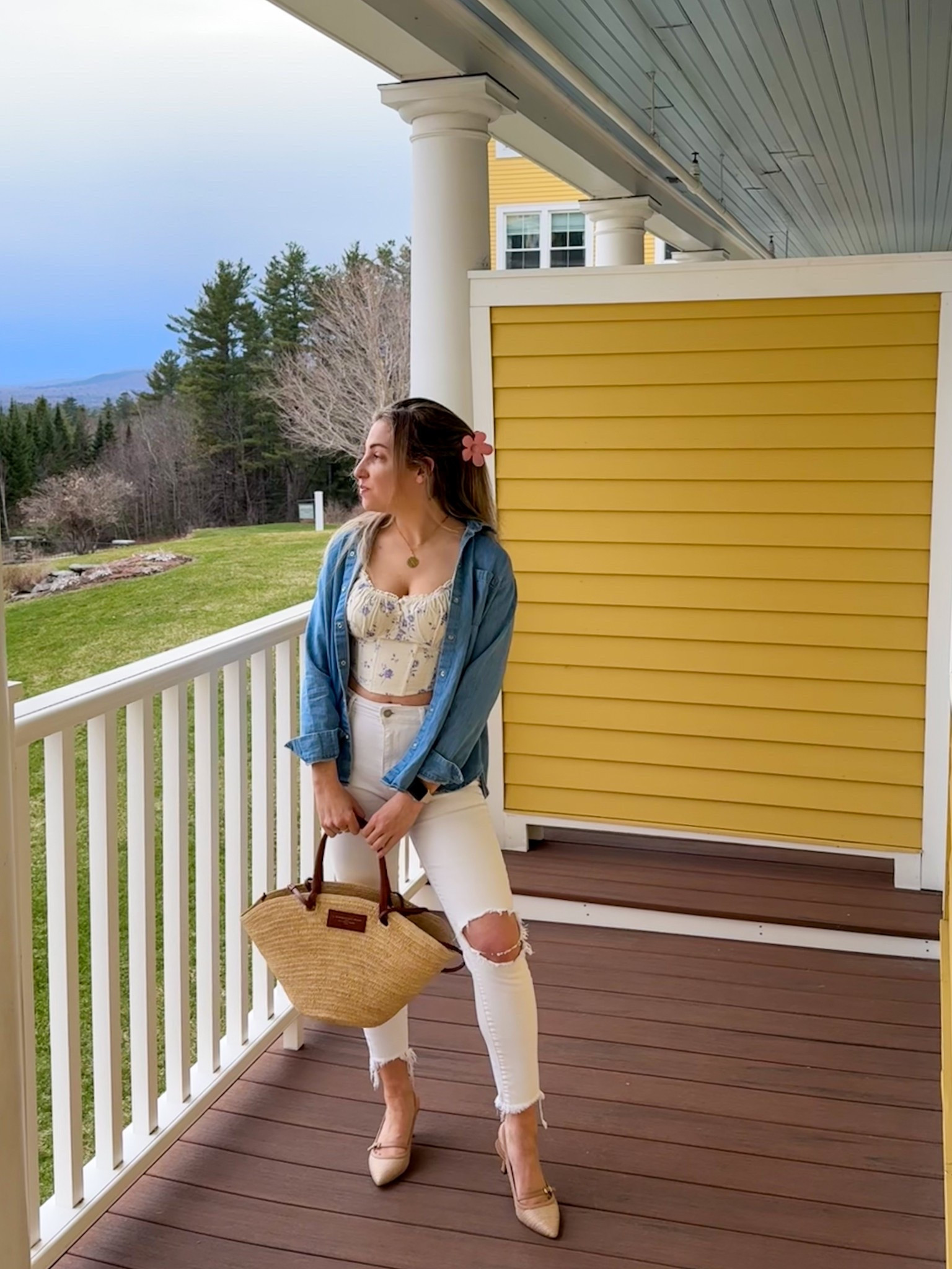 My casual yet upscale resort look for the winter to spring transition. We’re staying at Mountain View Grand Resort & Spa in New Hampshire and the views are simply breathtaking.   

#LTKPetite #LTKShoeCrush #LTKSeasonal