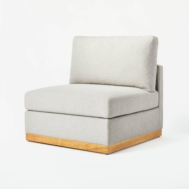 Woodland Hills Modular Sectional Chair Light Gray - Threshold™ designed with Studio McGee | Target