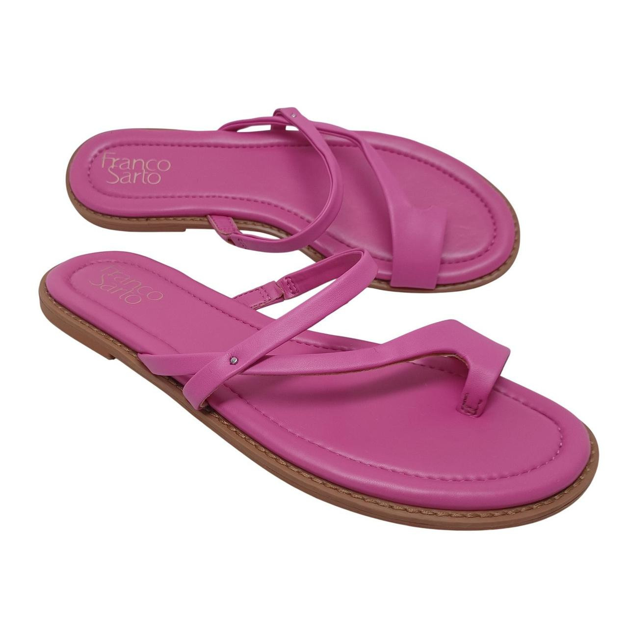 Franco Sarto Women's Sandals - Pink | Depop US