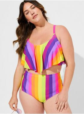 High Rise Allover Smooth Swim Bottom | Torrid (US & Canada)