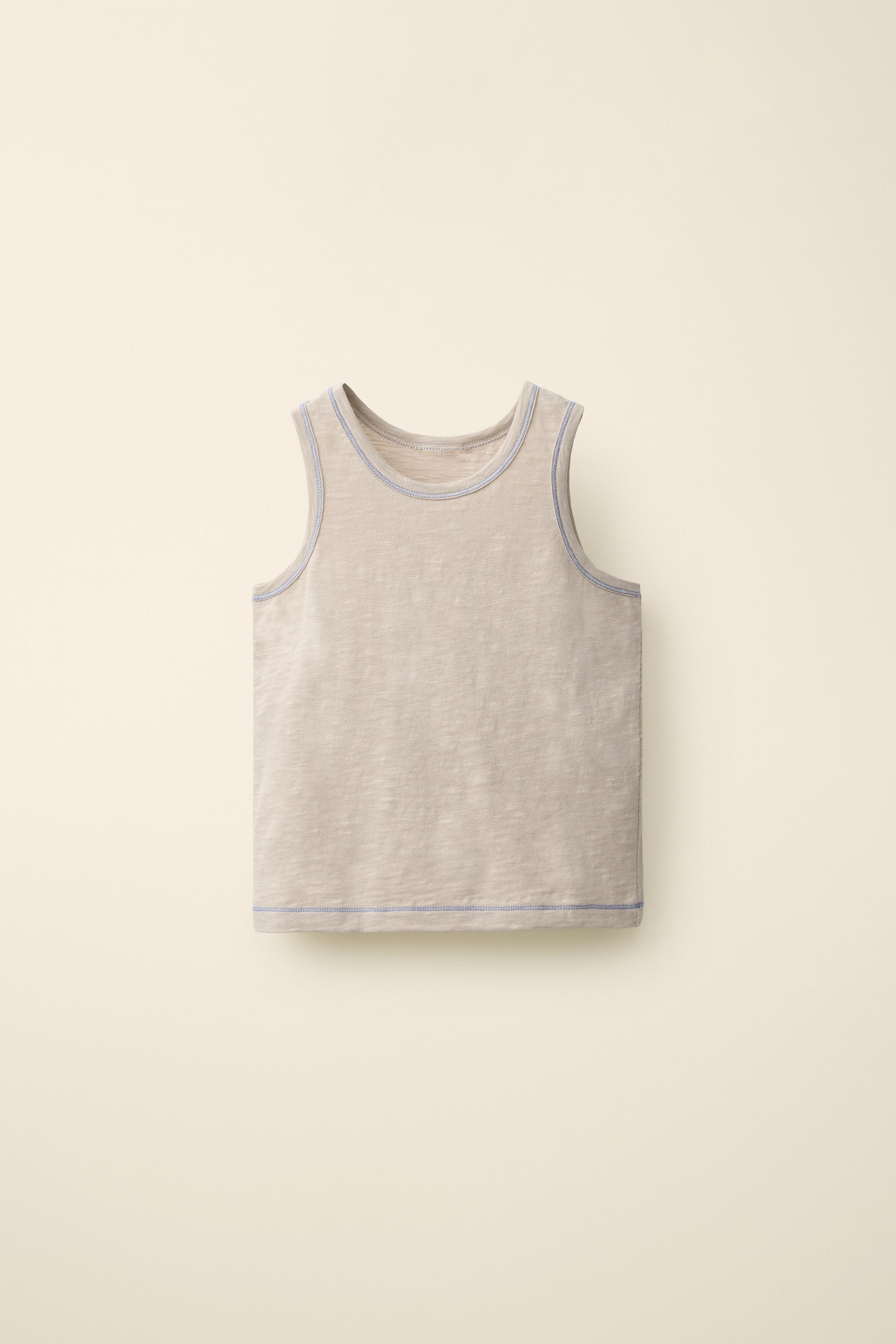 TOPSTITCHED T-SHIRT CREATED BY CARAMEL LONDON X ZARA | Zara US