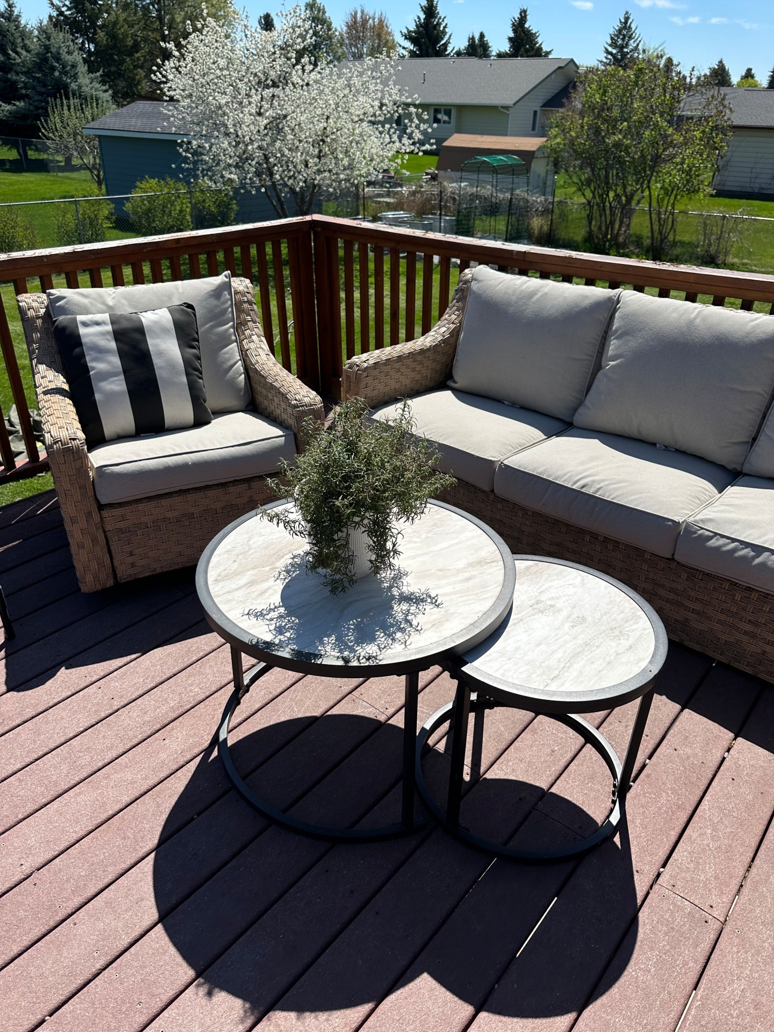 This is my third year with this outdoor patio set. I love it so much and holds up so well. Even in our Montana winters  

#LTKHome #LTKFindsUnder100 #LTKSeasonal