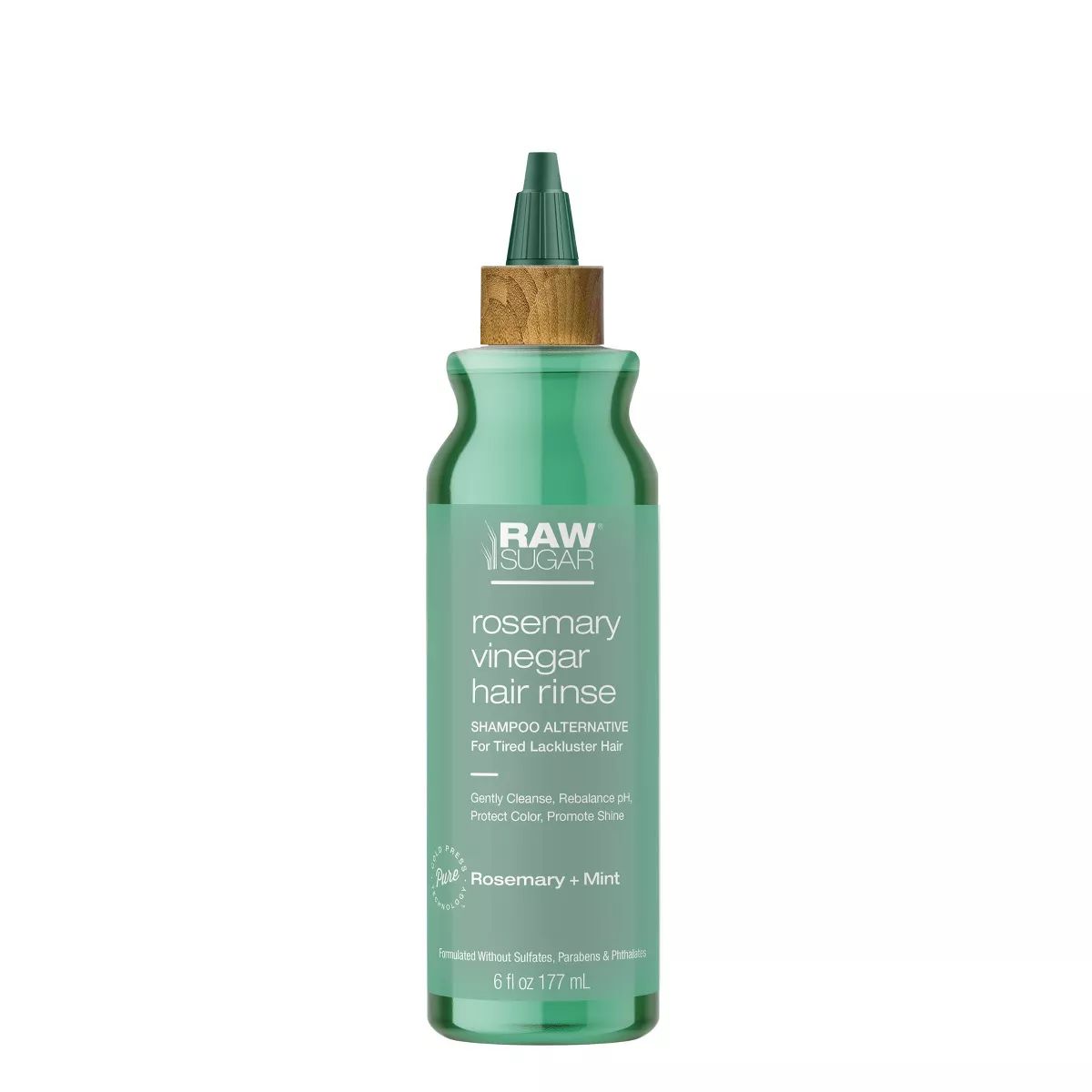 Raw Sugar Rosemary Vinegar Hair Rinse Shampoo Alternative - 6 fl oz | Target