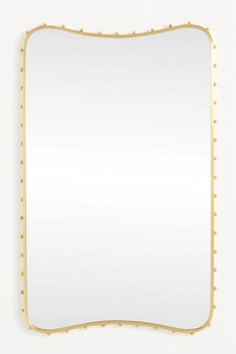Anita Beaded Brass Mirror | Anthropologie (US)
