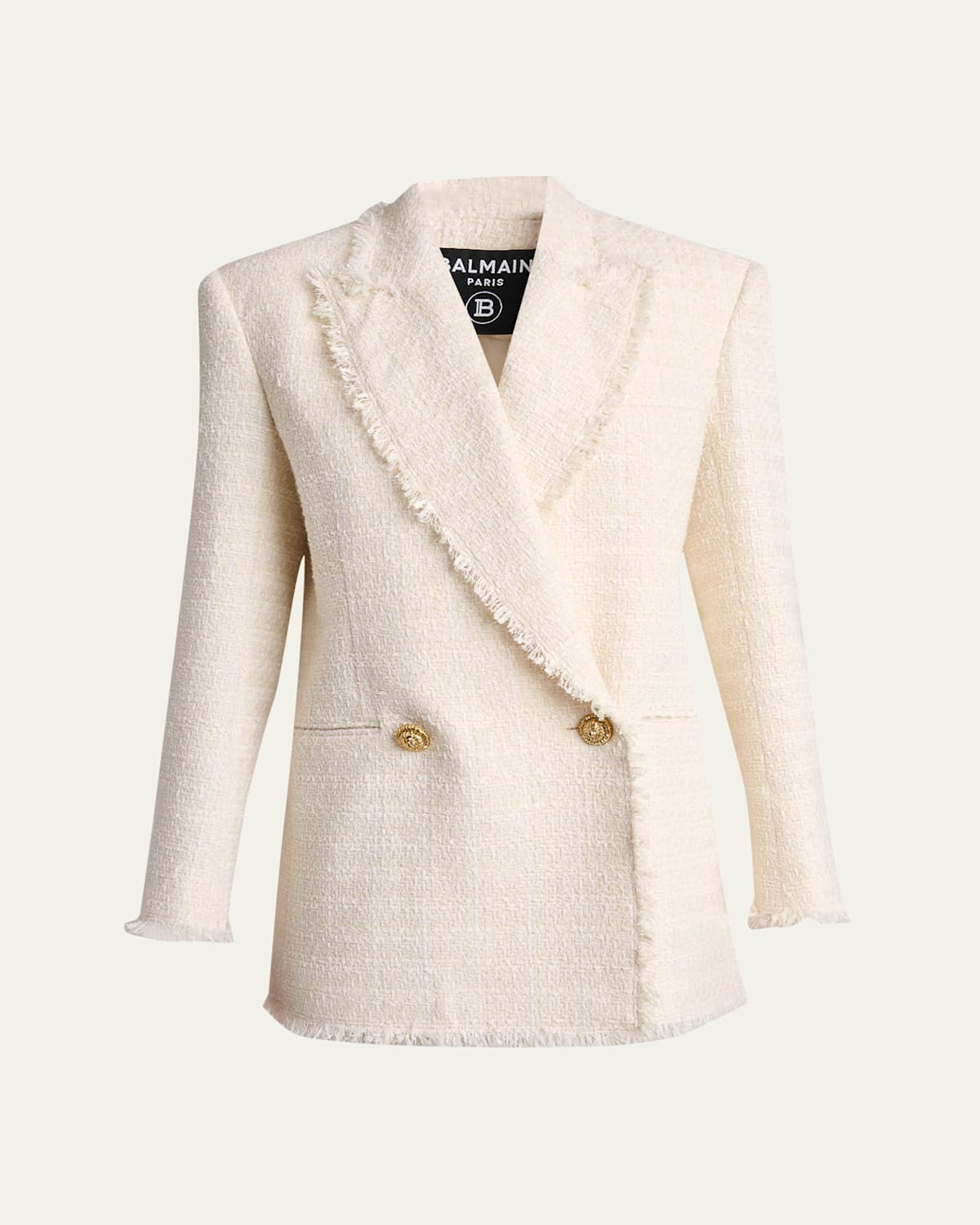 Tweed Double-Breasted Blazer Jacket | Bergdorf Goodman