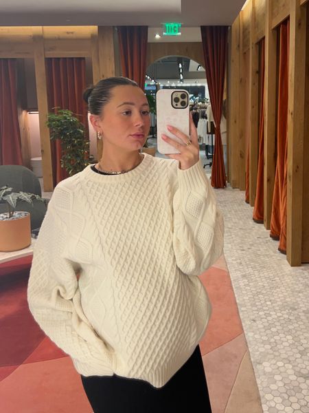Aritzia winter sale try on - Love the Peggy sweater for a classic, fall/winter staple sweater! Of course buying on sale is ideal too! 

#LTKsalealert