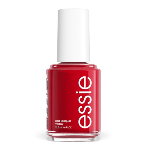 essie Nail Polish, Salon-Quality Rich Cherry Red Nail Polish, Vegan, Not Red-Y For Bed, 0.46 fl oz | Amazon (US)