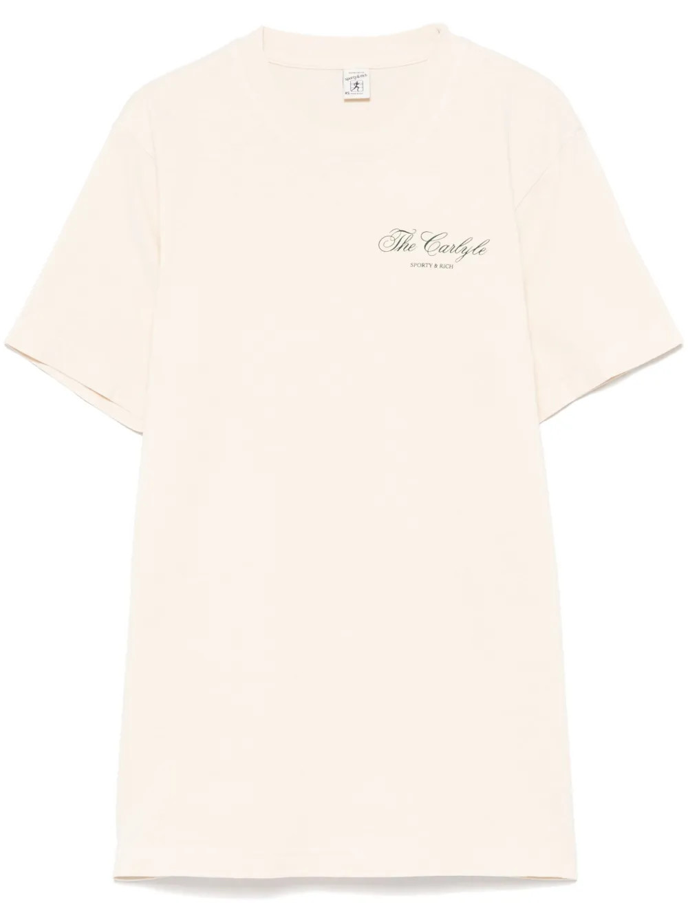 Sporty & Rich The Carlyle Souvenir T-shirt | Neutrals | FARFETCH UK | Farfetch Global