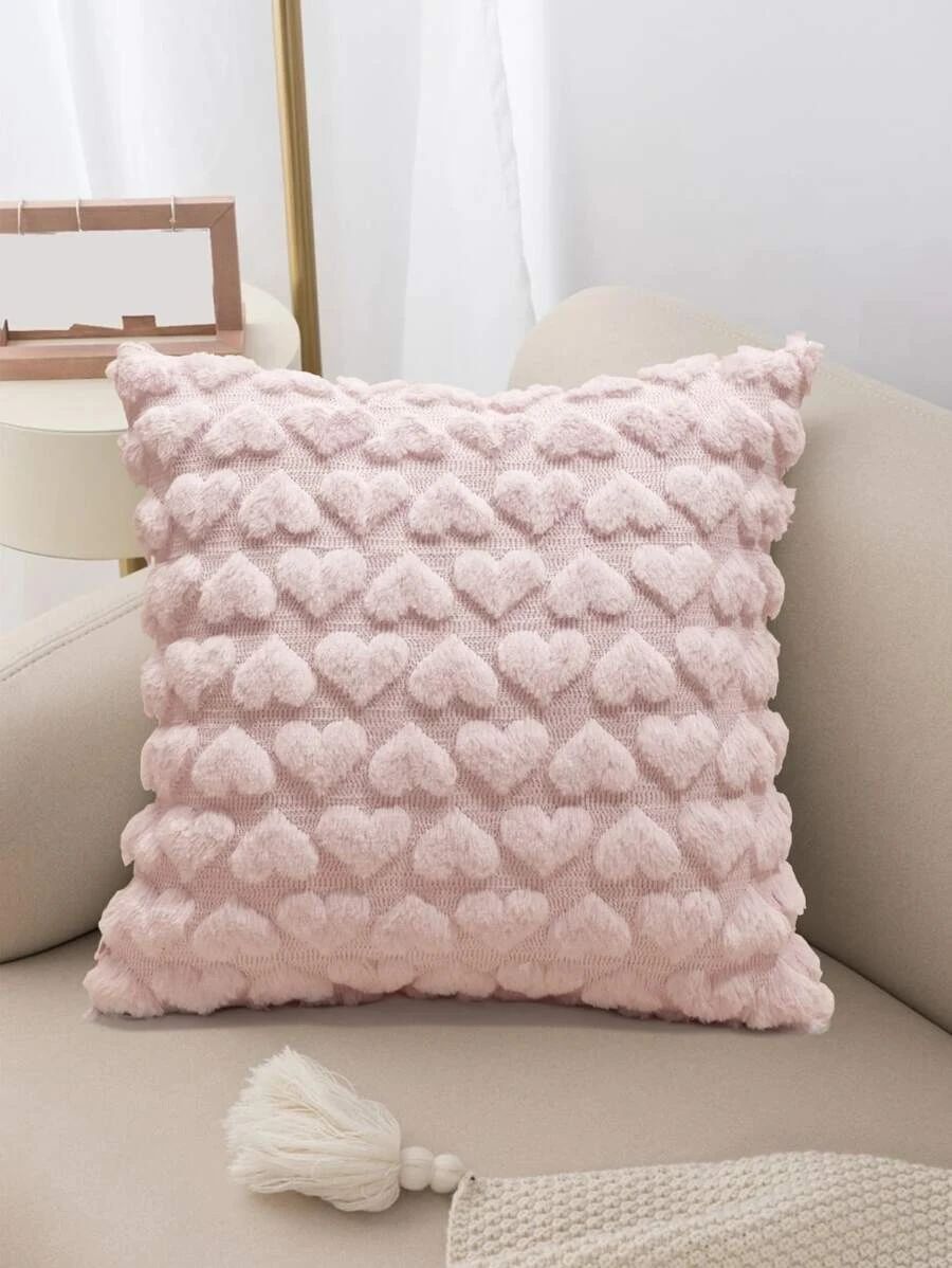 HomeHome & LivingHome TextileTable & Sofa LinensCushion CoverHeart Pattern Cushion Cover Without ... | SHEIN