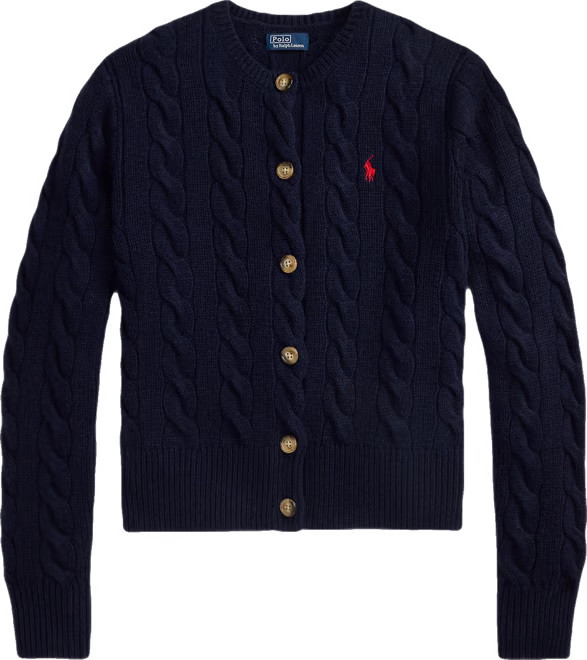 Polo Ralph Lauren Women's Cable-Knit Wool-Cashmere Cardigan Sweater - Macy's | Macy's