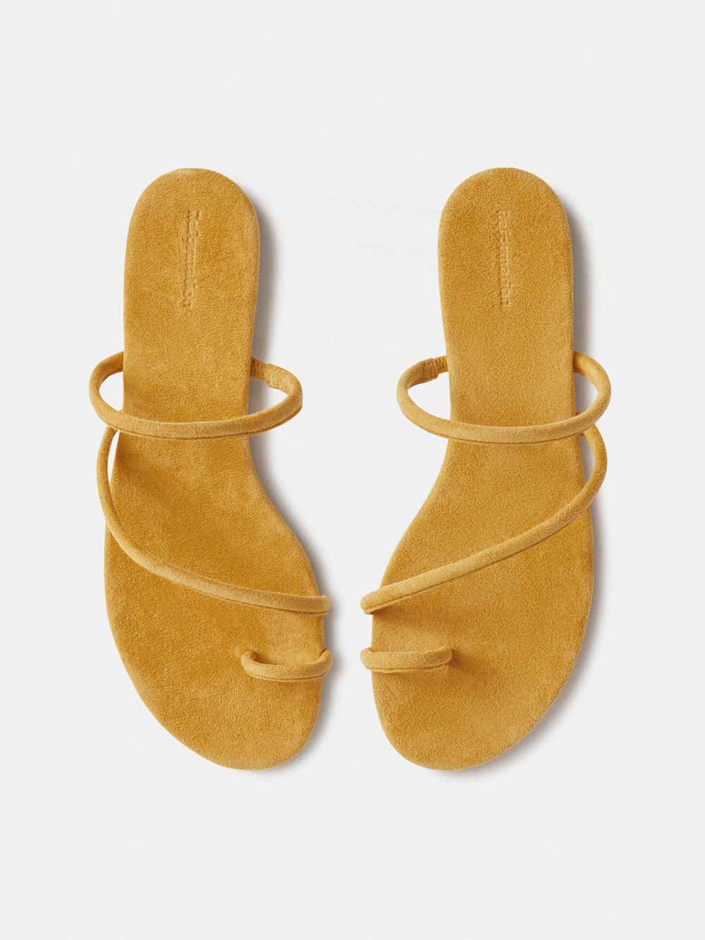 Ludo Toe Ring Strappy Flat Sandal | Reformation (Global)
