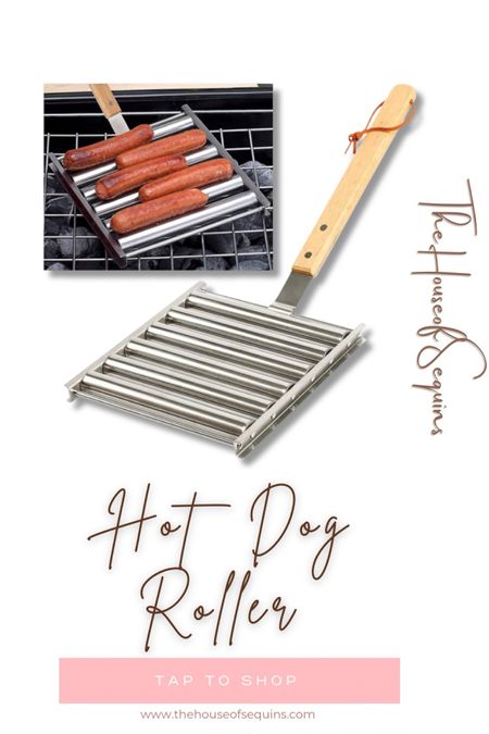 Amazon hot dog roller, bbq, summer party, hot dog, barbecue, dad gifts, summer, Amazon finds, Walmart finds, amazon must haves #thehouseofsequins #houseofsequins #amazon #walmart #amazonmusthaves #amazonfinds #walmartfinds #amazonhome #lifehacks

