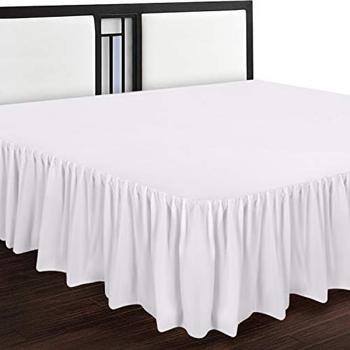 Utopia Bedding Bed Ruffle - Dust Ruffle - Easy Fit with 16 Inch Tailored Drop - Hotel Quality, Sh... | Amazon (US)