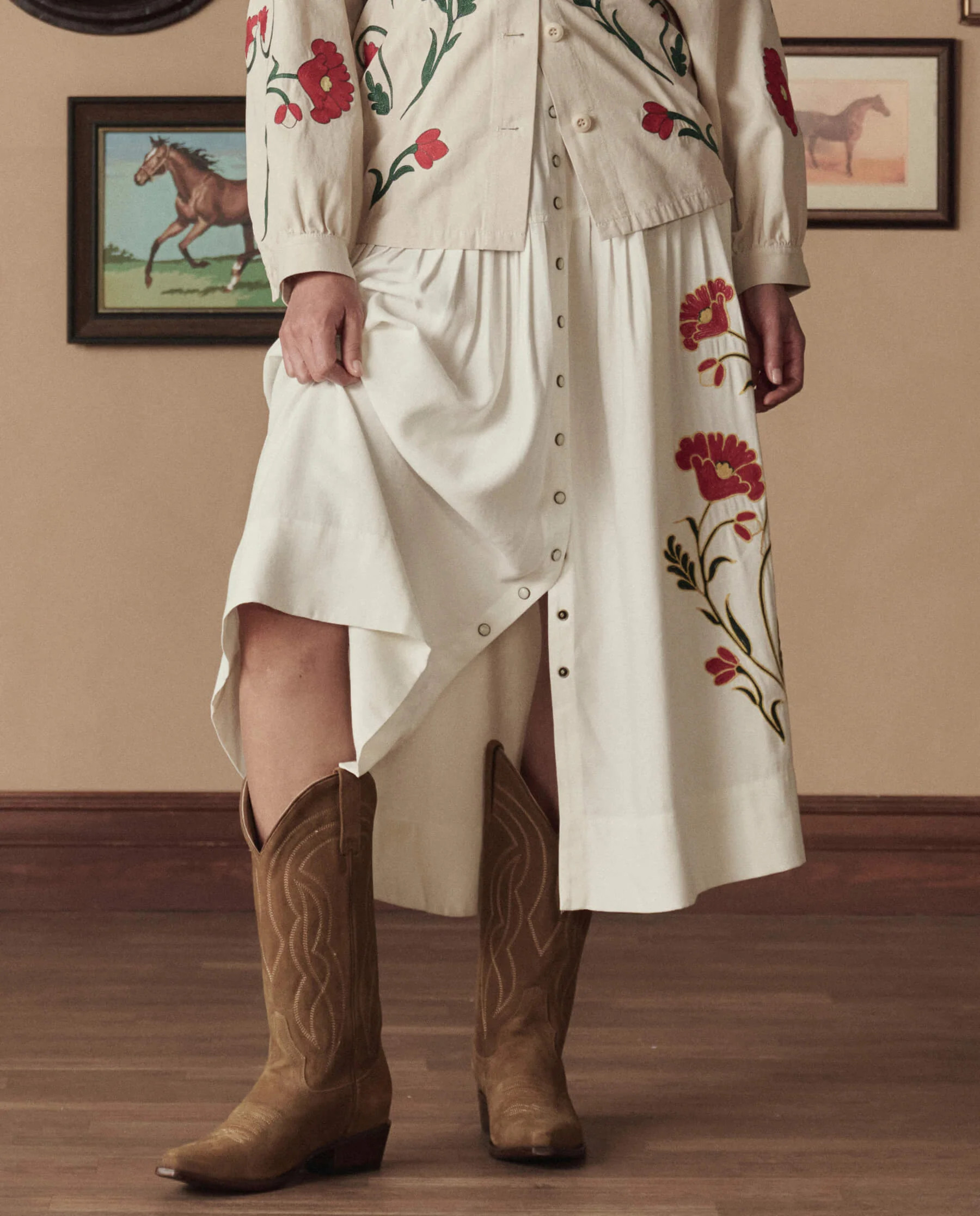 Stetson & THE GREAT. The Cowboy Boot (Suede). -- Tan | THE GREAT.