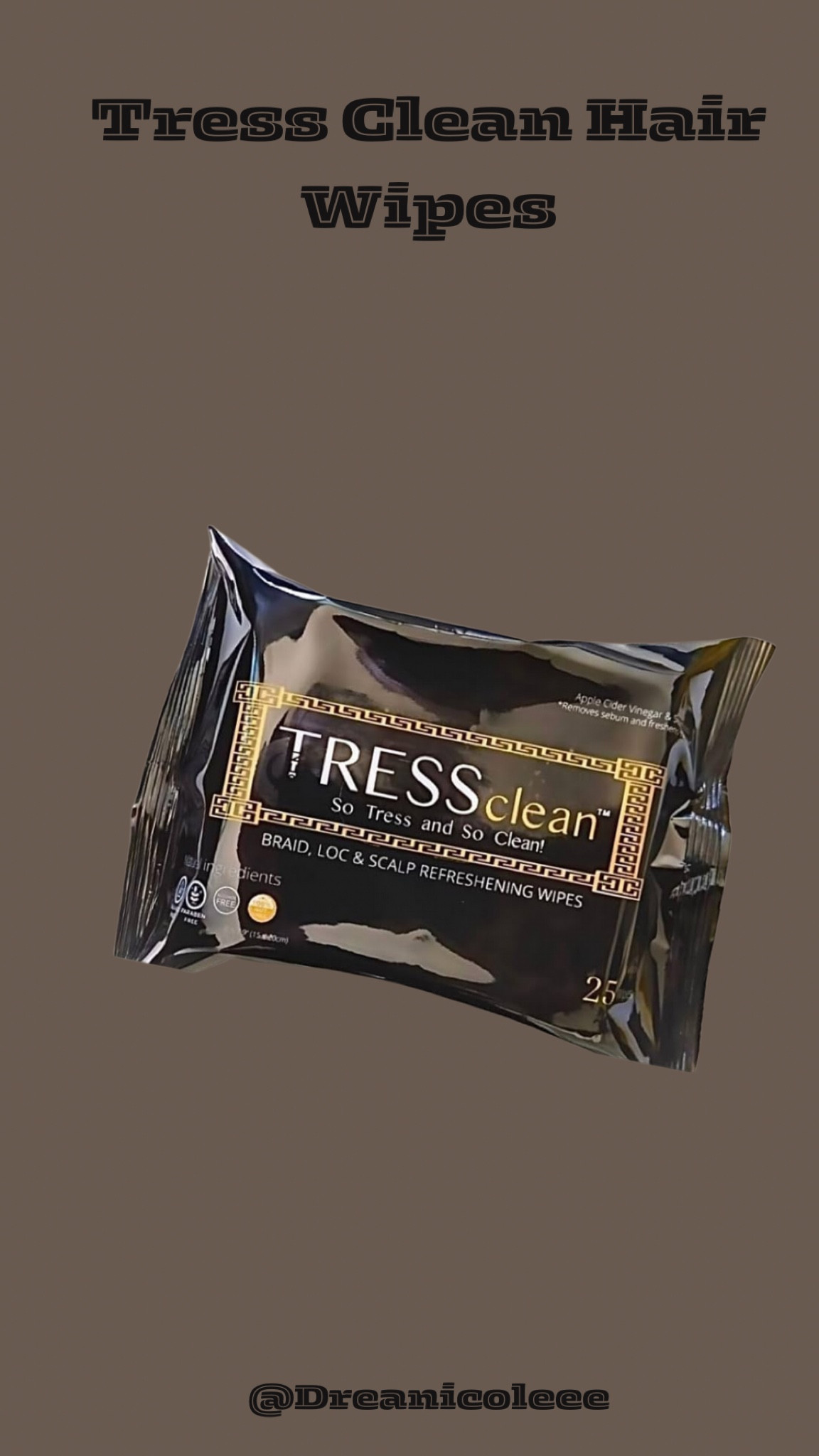 I love these Tress Clean hair wipes, they are really good for removing buildup on your edges when you are wearing braids and other protective styles. The key to laid edges is clean edges but obviously we don't have the time to wash our hair/edges everyday so these are a good quick fix. 

#LTKBeauty