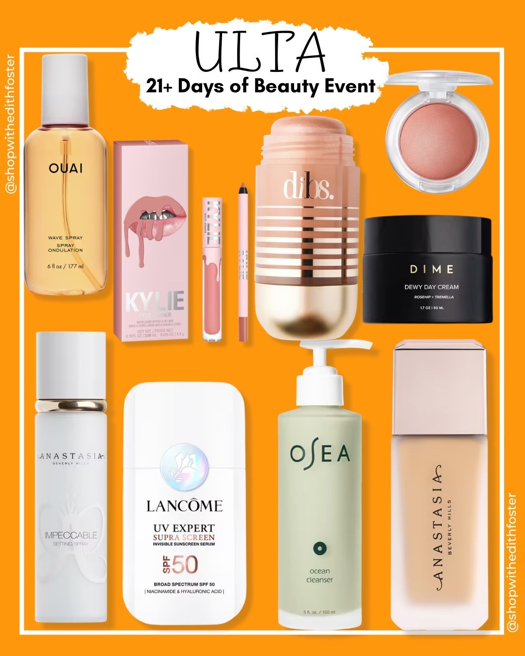 🧡ULTA 21+ Days of Beauty Event🧡
If I was shopping the Ulta 21+ Days of Beauty sale… this is what I’d buy!✨

#LTKBeauty #LTKgrwm #LTKSaleAlert