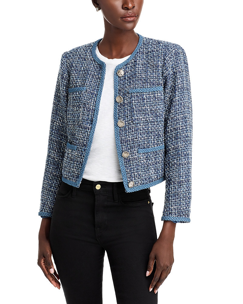 Aqua Tweed Boxy Blazer - Exclusive | Bloomingdale's (US)