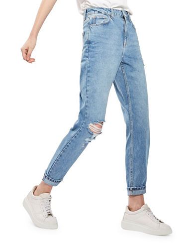 TOPSHOP MOTO Ripped Mom Jeans 32-Inch Leg | The Bay (CA)