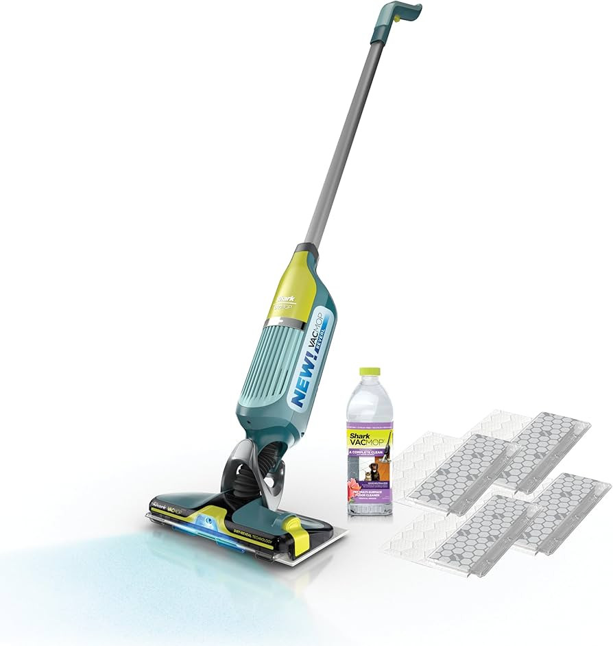 Shark VACMOP Reveal NEW Cordless Hard Floor Cleaner, Vacuum & Spray Mop, Powerful Suction, Lightw... | Amazon (US)